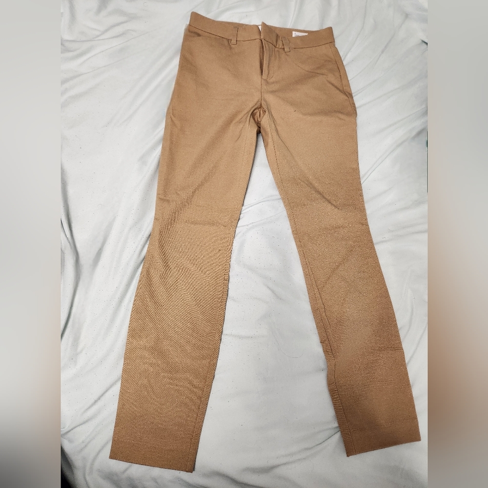Gap khakis, size zero.